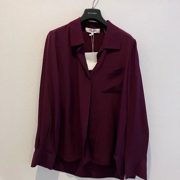 DVF silk top - Picture 2 of 4